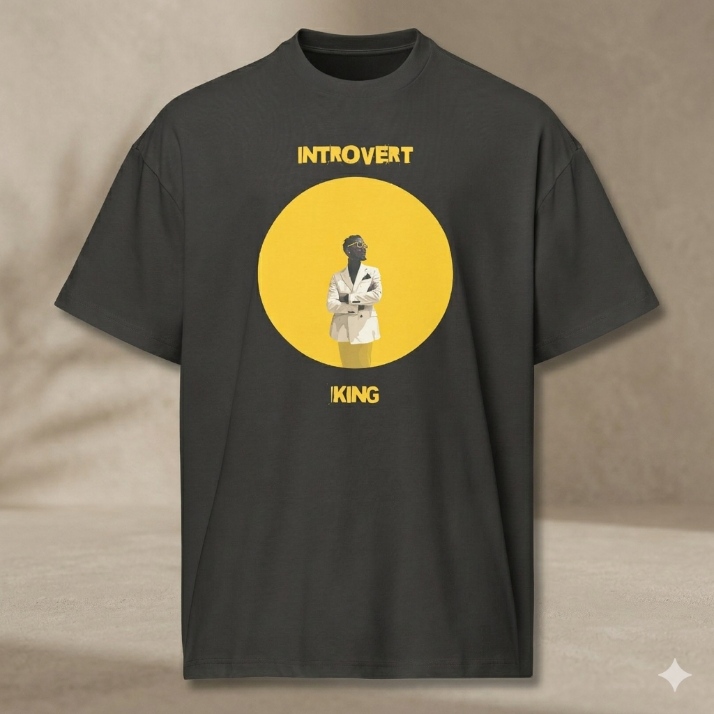 Xantho Philos™ Box Tee in Vintage Black for men, washed boxy T-shirt with a relaxed streetwear silhouette