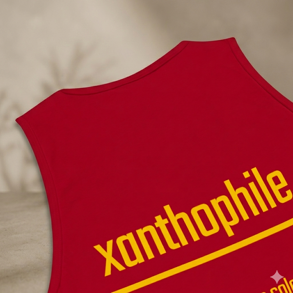 Xantho Philos™ Tank Top in Red for men, bold premium tank top with lightweight streetwear style