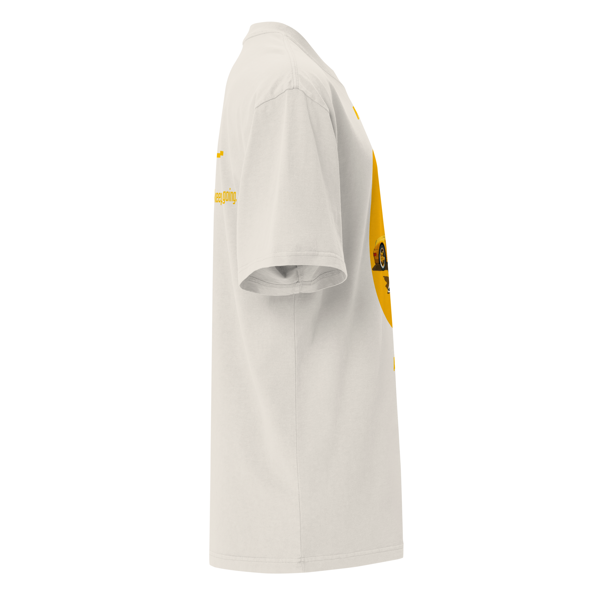 Xantho Philos™ Oversized Faded T-Shirt in Faded Bone for men, soft neutral oversized T-shirt with a minimalist streetwear feel
