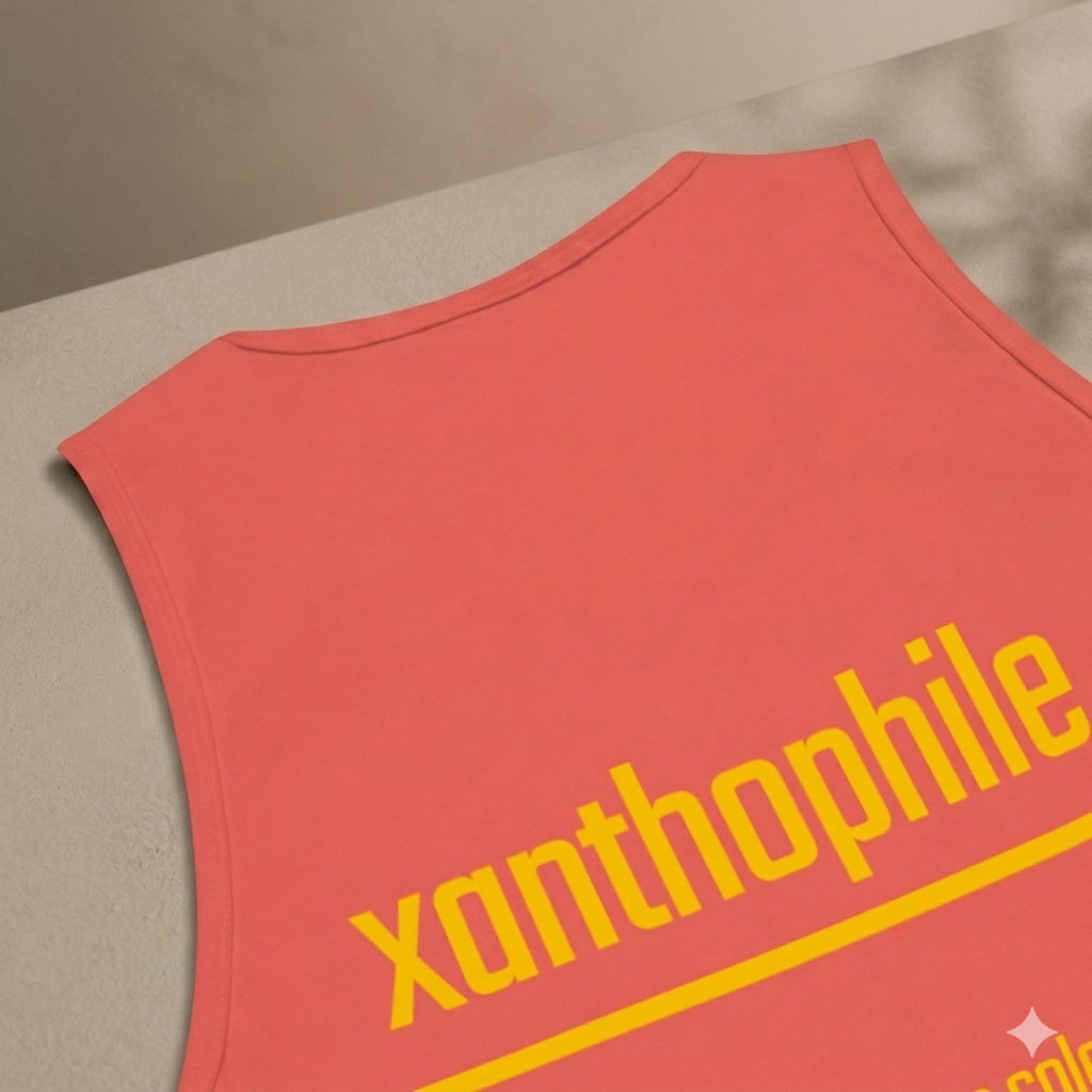 Xantho Philos™ Tank Top in Coral for men, lightweight summer tank top with a vibrant casual tone