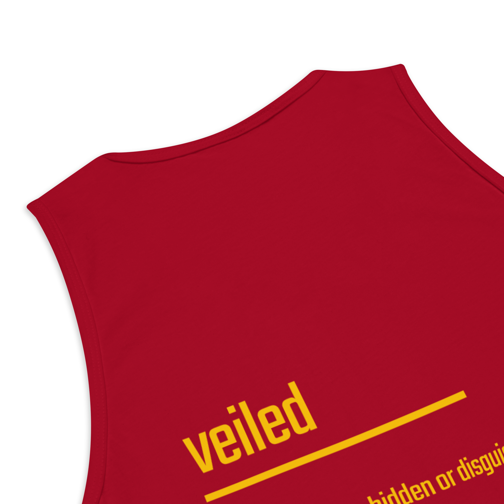 Xantho Philos™ Tank Top in Red for men, bold premium tank top with lightweight streetwear style