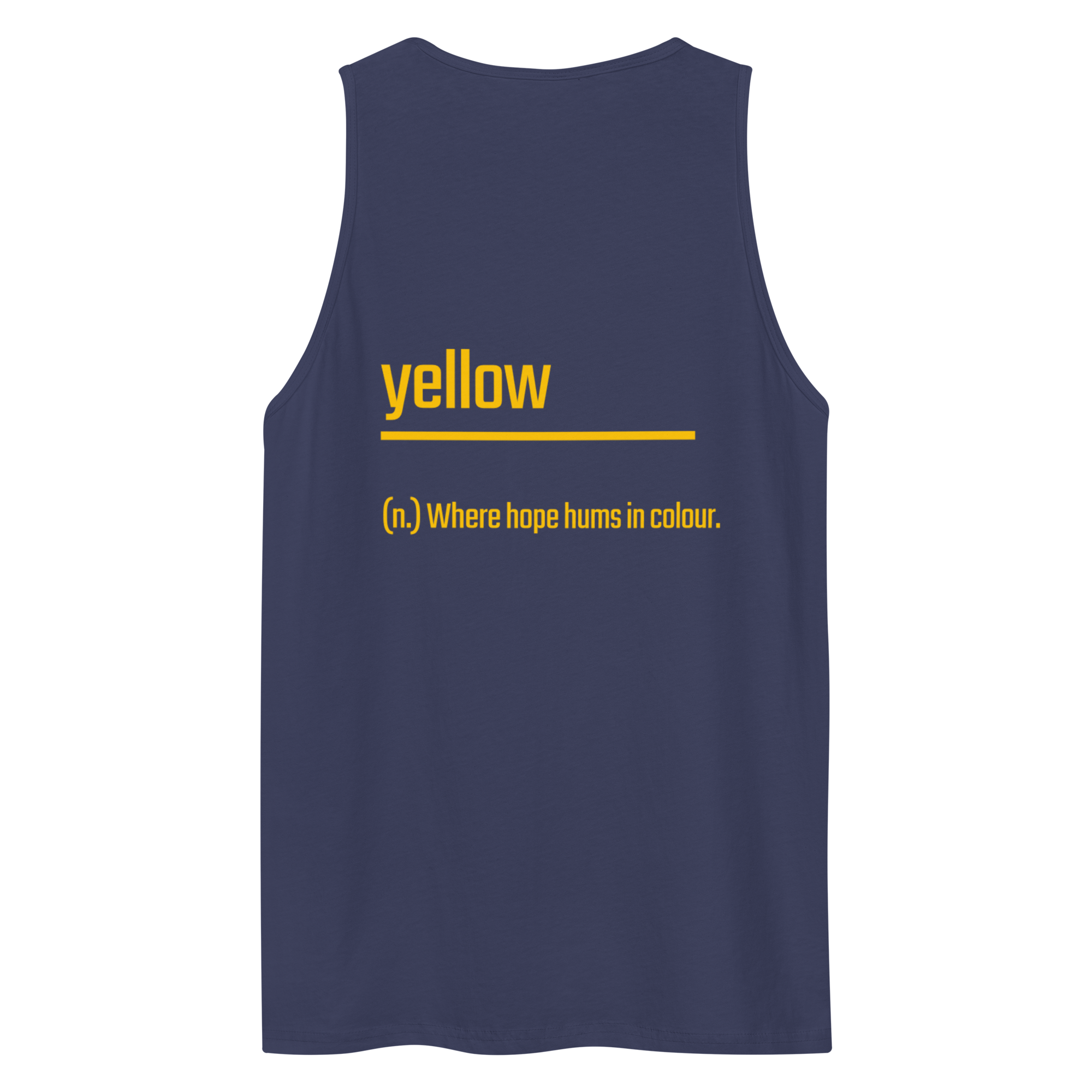 Xantho Philos™ Tank Top in Harbor Blue for men, lightweight premium tank top with a clean casual tone