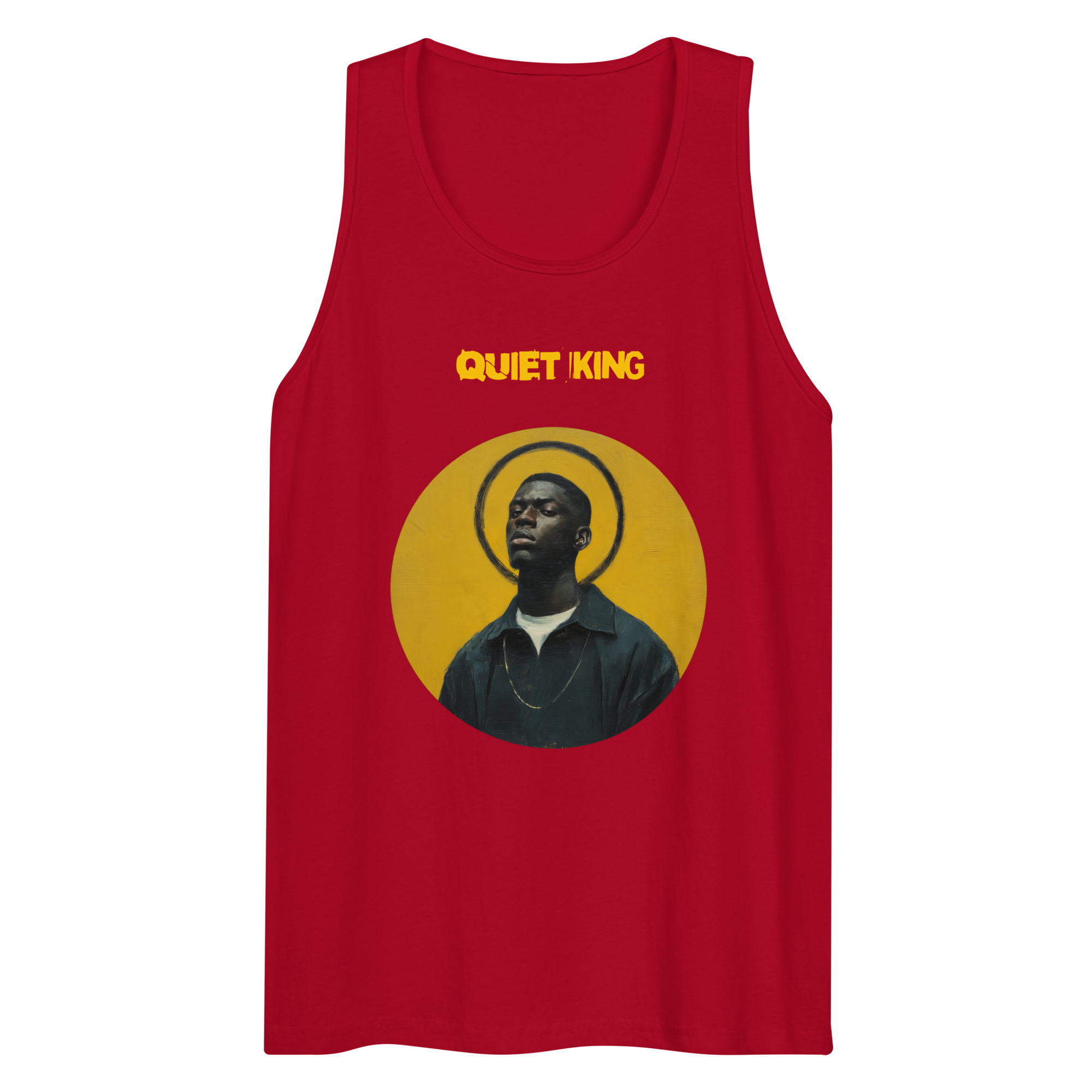 Xantho Philos™ Tank Top in Red for men, bold premium tank top with lightweight streetwear style