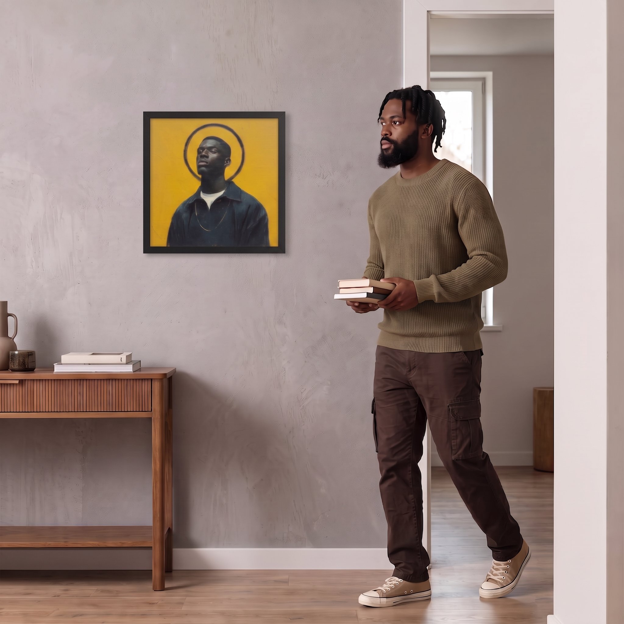 No Permission Needed — Enhanced Matte Framed Wall Art