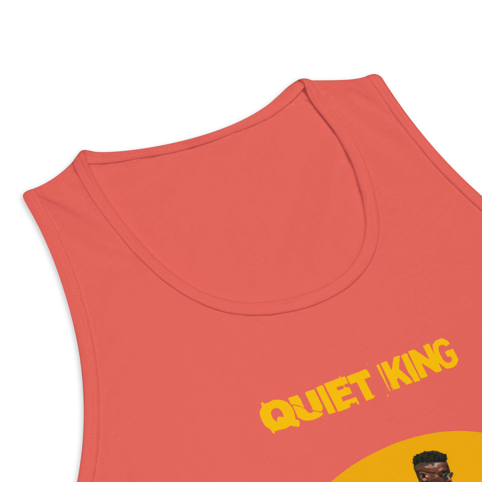 Xantho Philos™ Tank Top in Coral for men, lightweight summer tank top with a vibrant casual tone