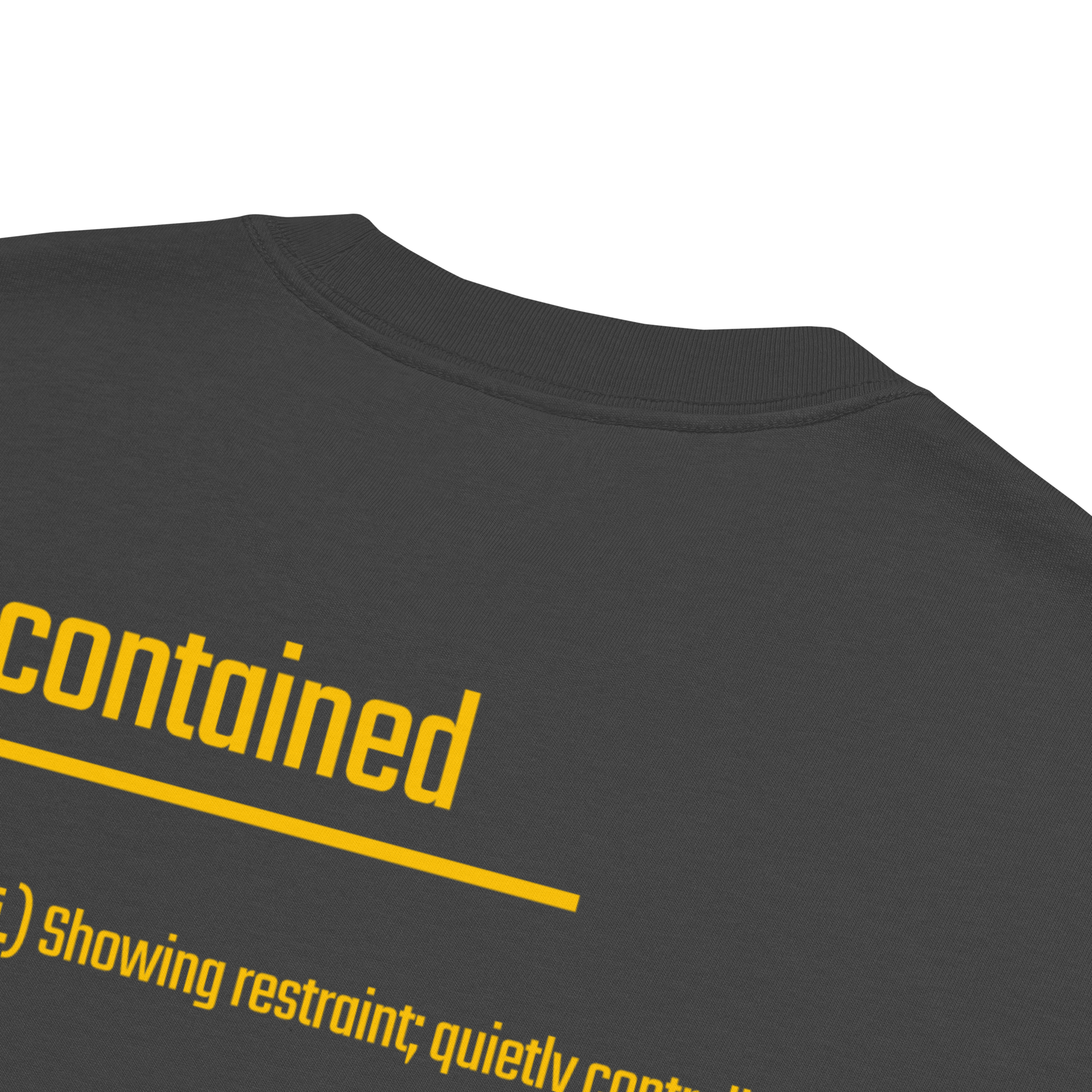 IntrovertedAlpha™ Oversized Faded T-Shirt in Faded Black for men, vintage-wash streetwear with a relaxed oversized fit