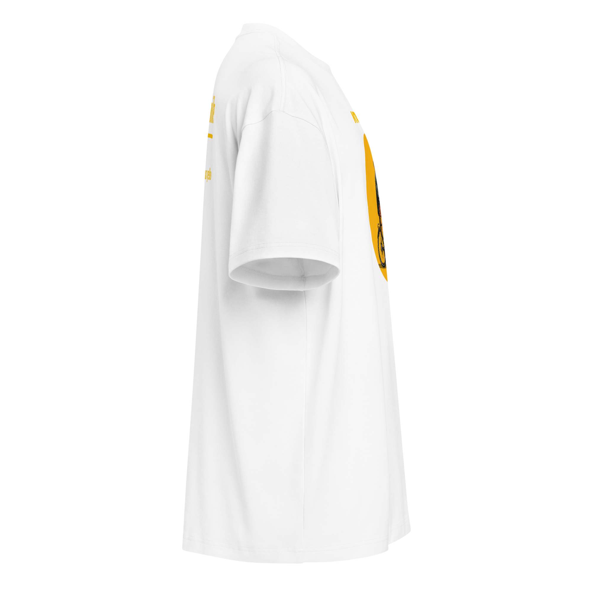 Xantho Philos™ Box Tee in White for men, crisp structured box tee with a clean premium finish