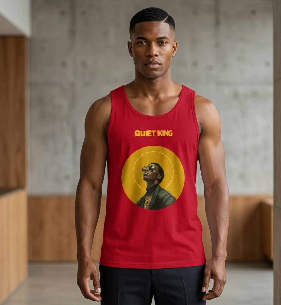 Xantho Philos™ Tank Top in Red for men, bold premium tank top with lightweight streetwear style