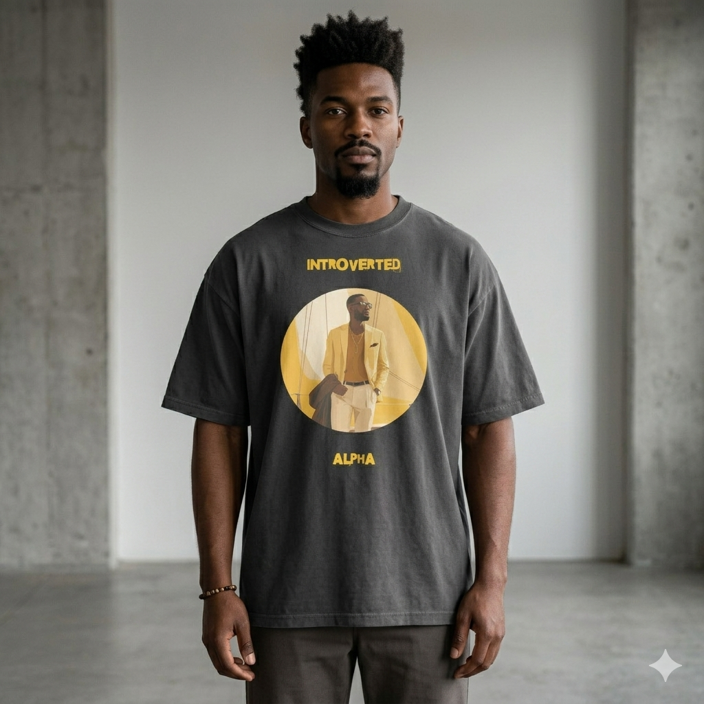 Xantho Philos™ Oversized Faded T-Shirt in Faded Black for men, vintage-wash streetwear with a relaxed oversized fit