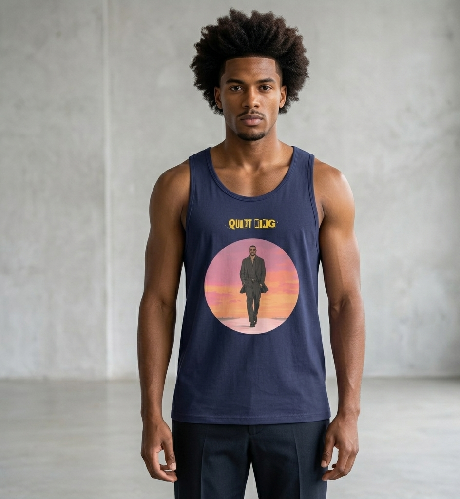Xantho Philos™ Tank Top in Harbor Blue for men, lightweight premium tank top with a clean casual tone