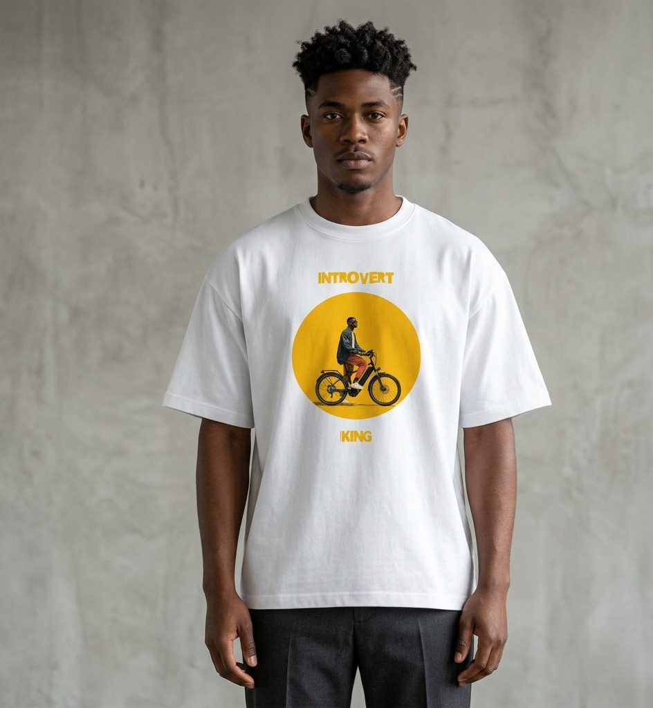 Xantho Philos™ Box Tee in White for men, crisp structured box tee with a clean premium finish