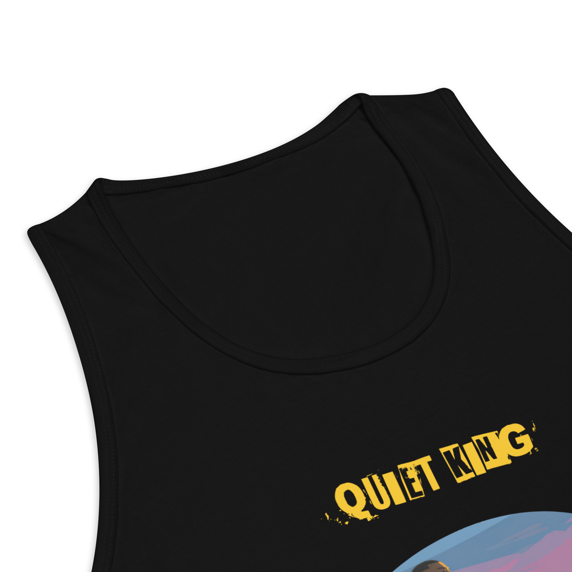 IntrovertedAlpha™ Tank Top in Black for men, premium everyday tank with a clean athletic fit