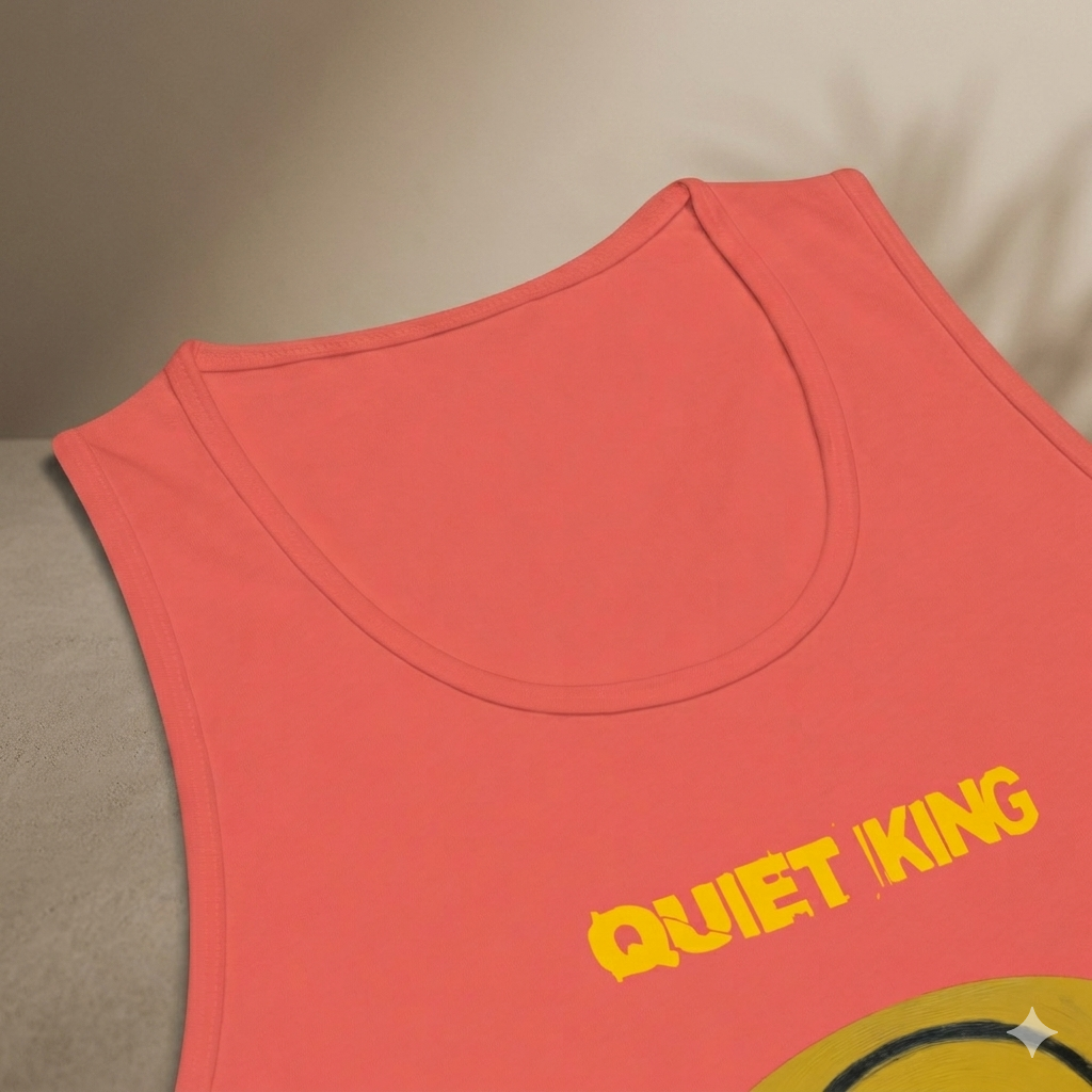 Xantho Philos™ Tank Top in Coral for men, lightweight summer tank top with a vibrant casual tone