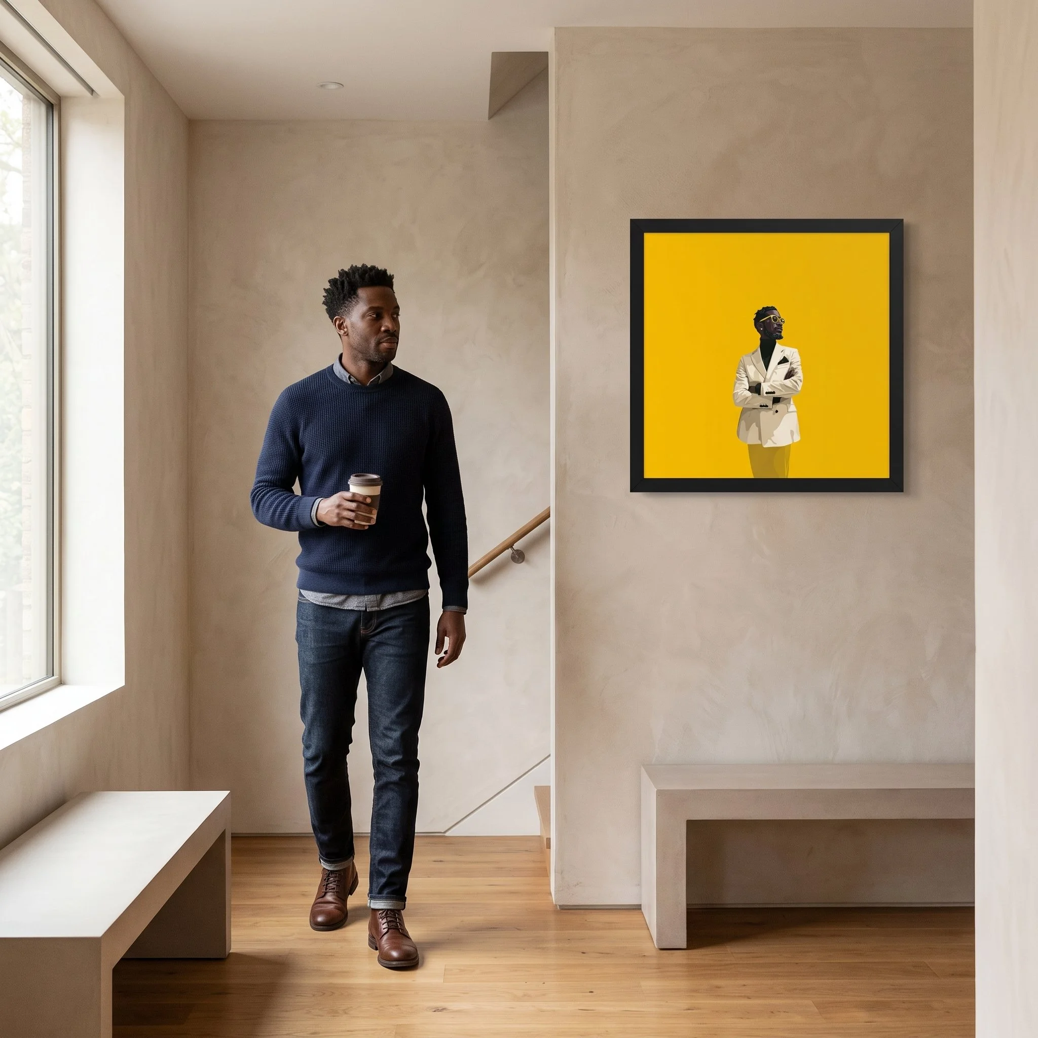 Carry Yourself Accordingly — Enhanced Matte Framed Wall Art