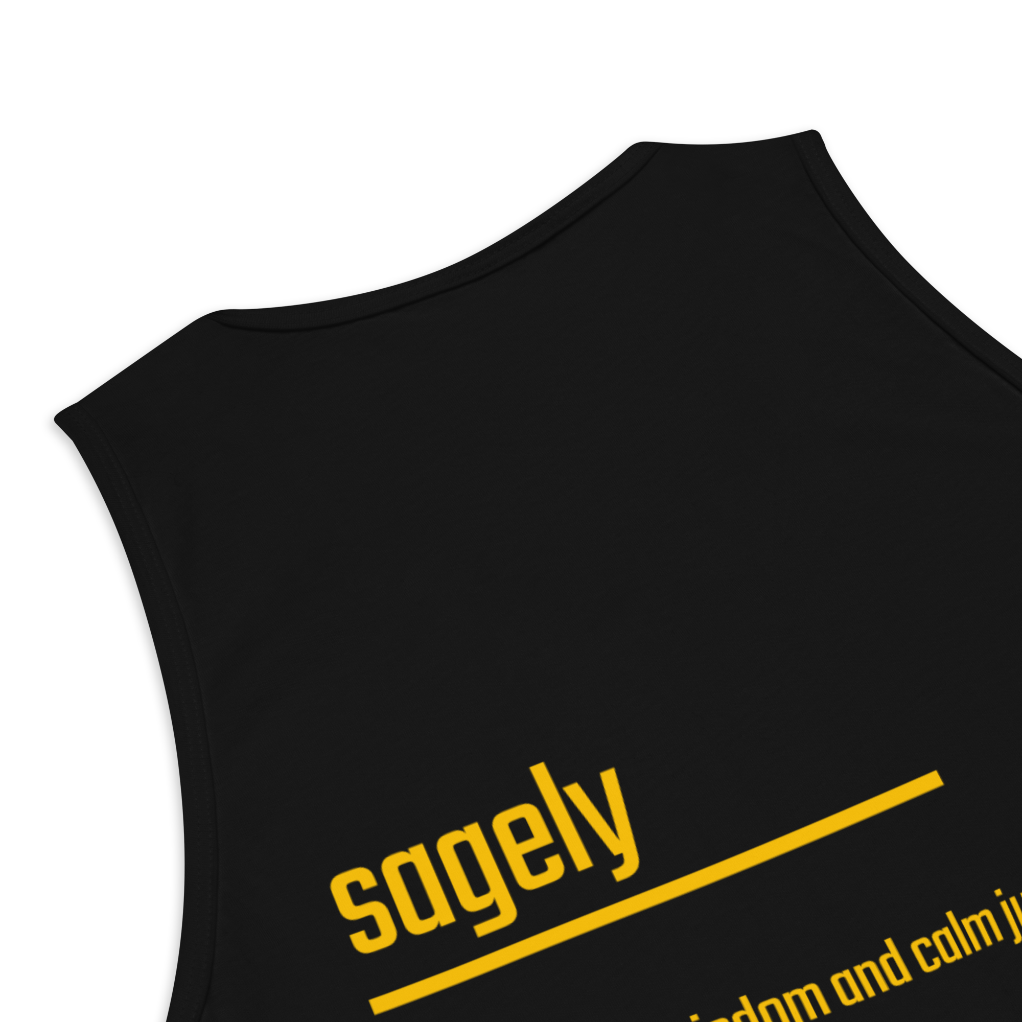 IntrovertedAlpha™ Tank Top in Black for men, premium everyday tank with a clean athletic fit