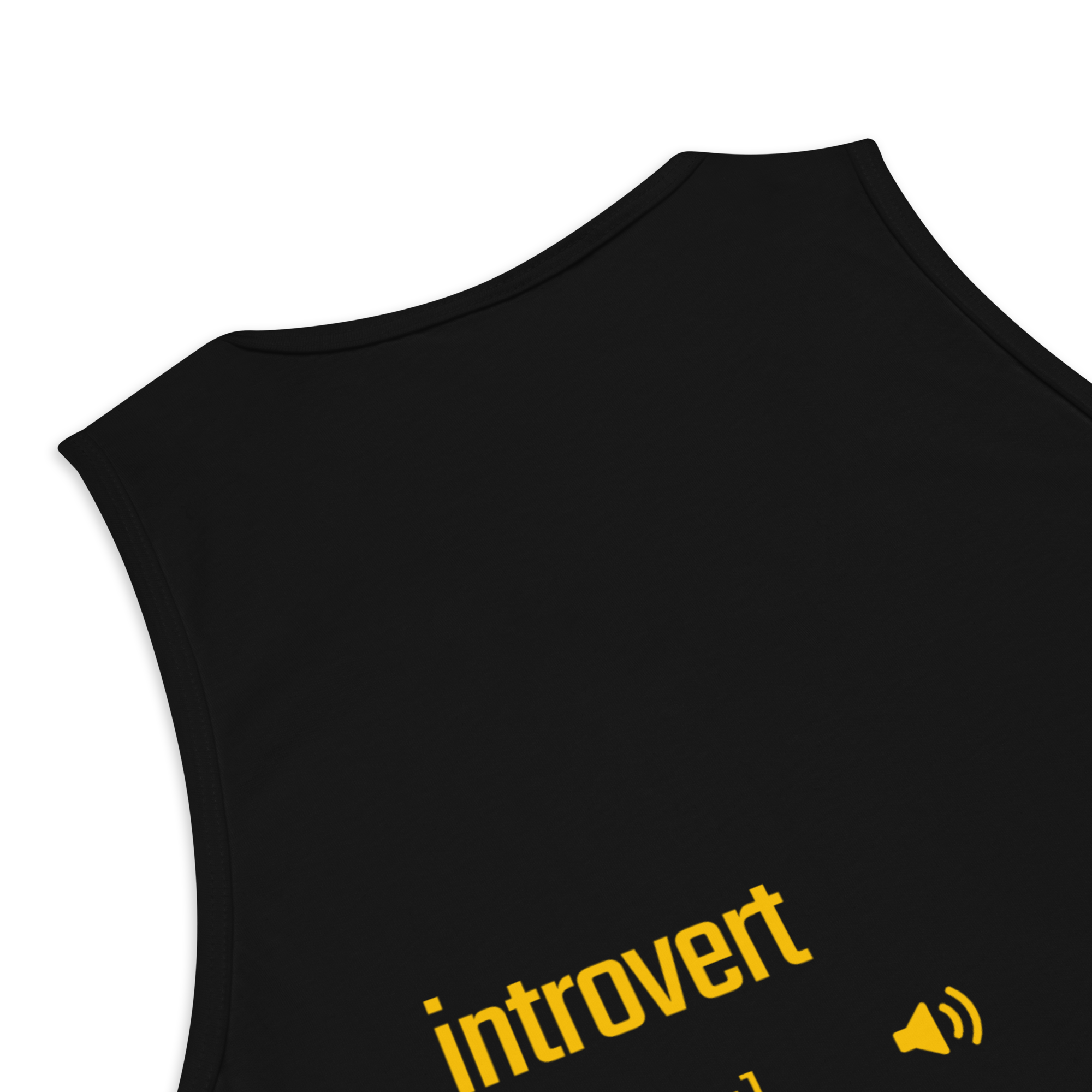 IntrovertedAlpha™ Tank Top in Black for men, premium everyday tank with a clean athletic fit