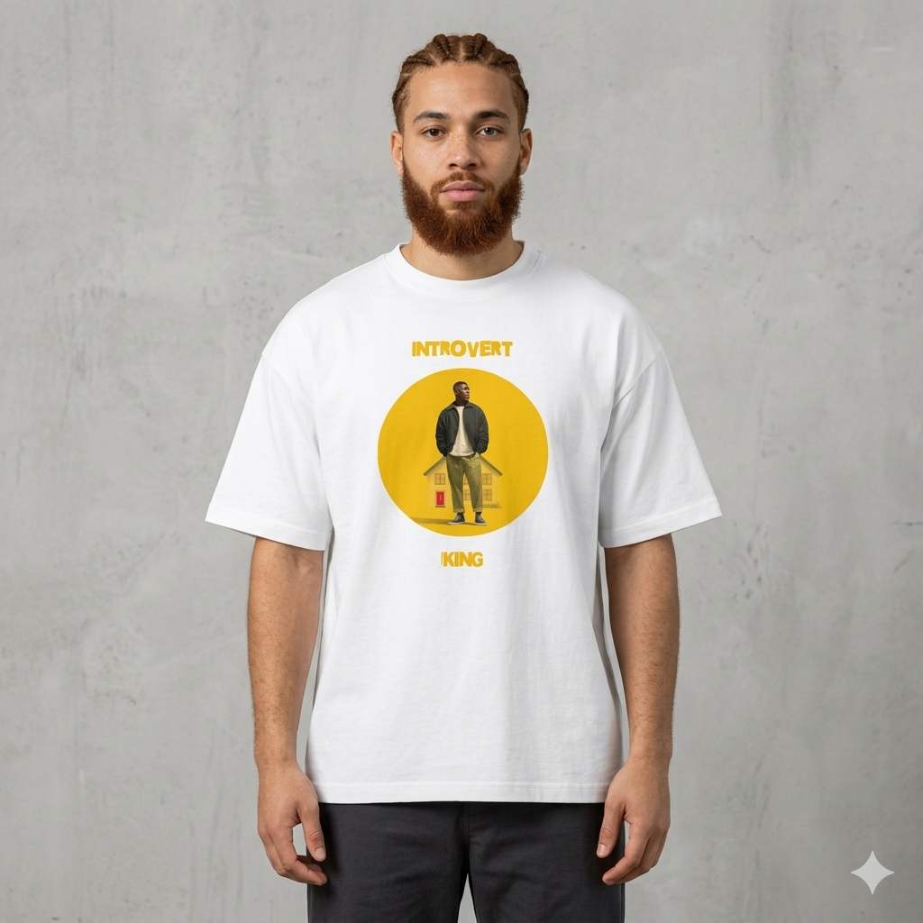 Xantho Philos™ Box Tee in White for men, crisp structured box tee with a clean premium finish