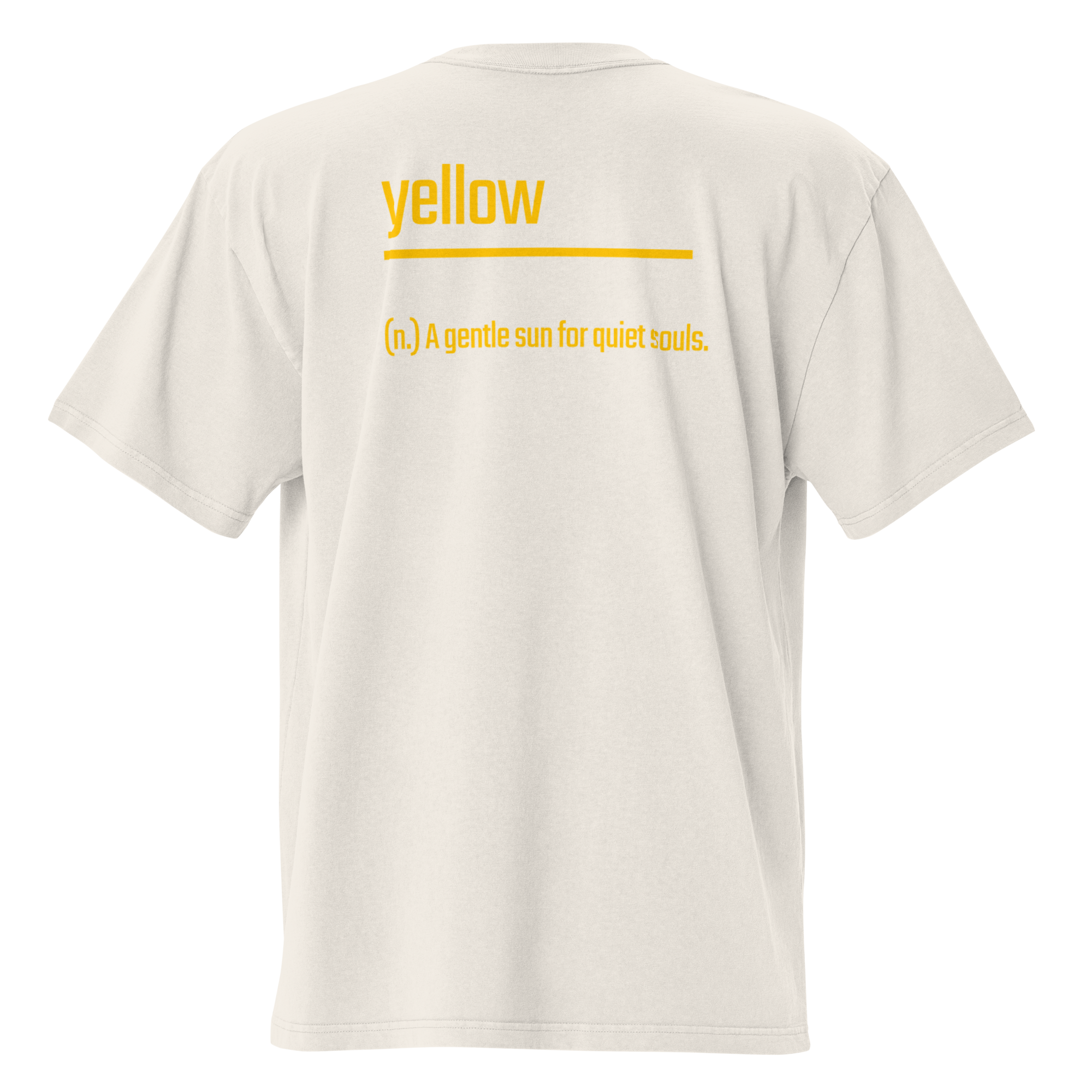 Xantho Philos™ Oversized Faded T-Shirt in Faded Bone for men, soft neutral oversized T-shirt with a minimalist streetwear feel2.png