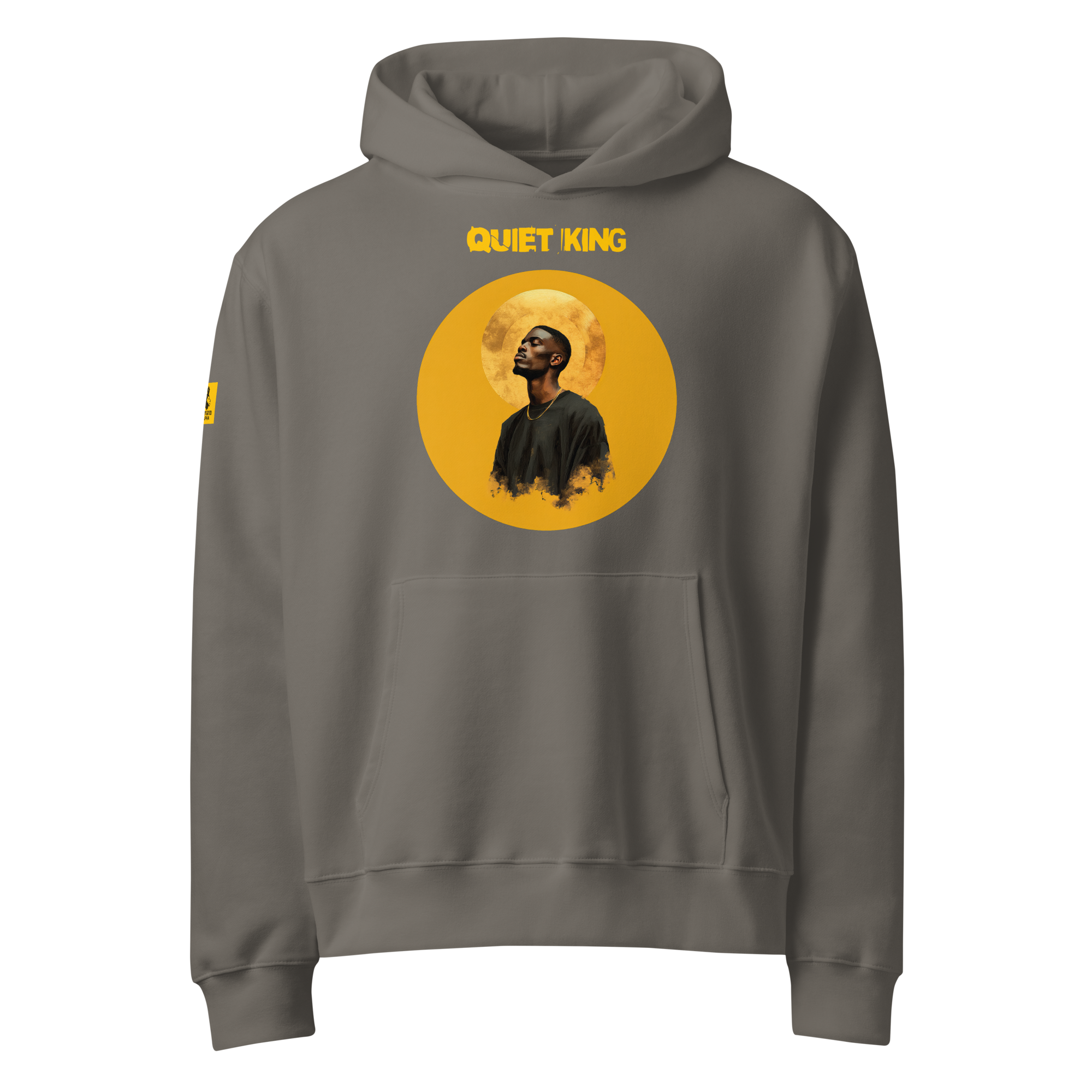Xantho Philos™ Oversized Hoodie in Asphalt for men, clean minimalist hoodie with premium heavyweight comfort