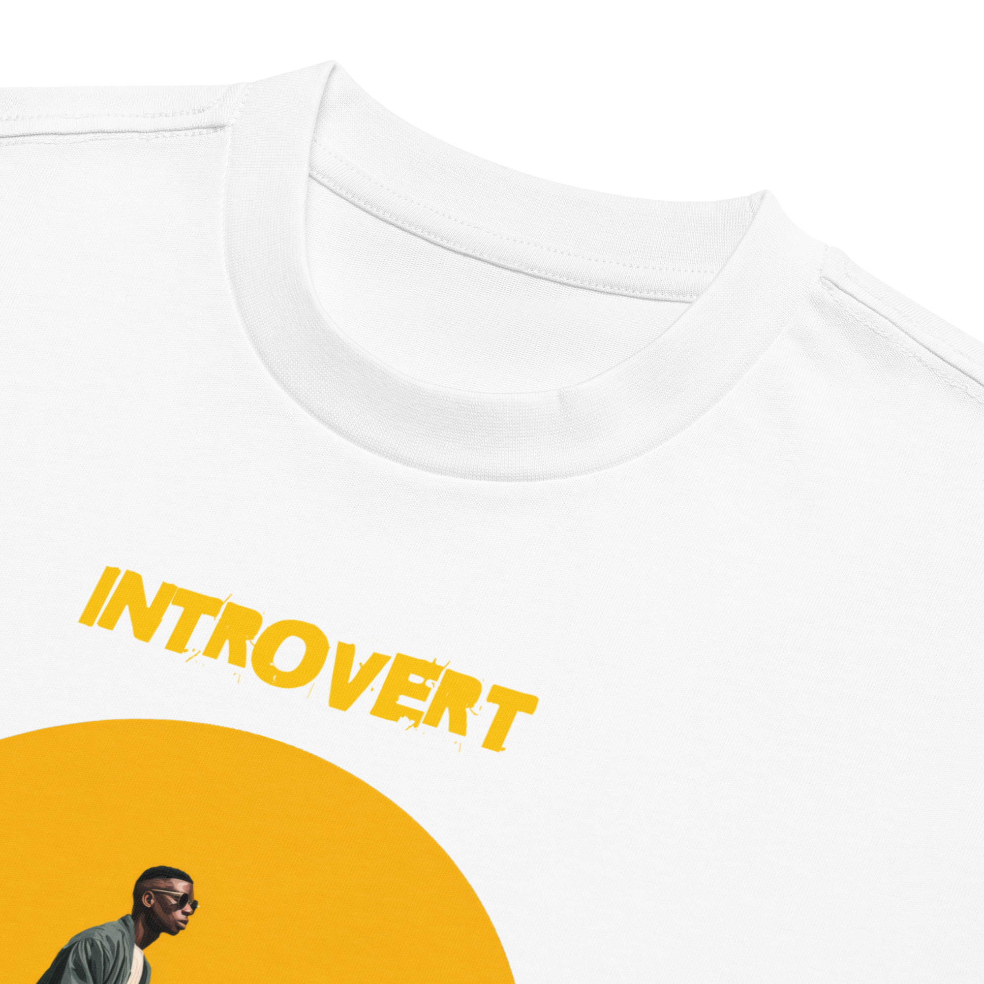 Xantho Philos™ Box Tee in White for men, crisp structured box tee with a clean premium finish