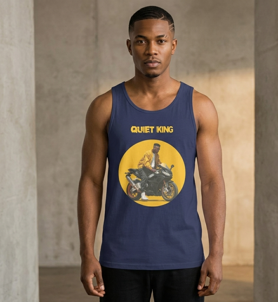 Xantho Philos™ Tank Top in Harbor Blue for men, lightweight premium tank top with a clean casual tone
