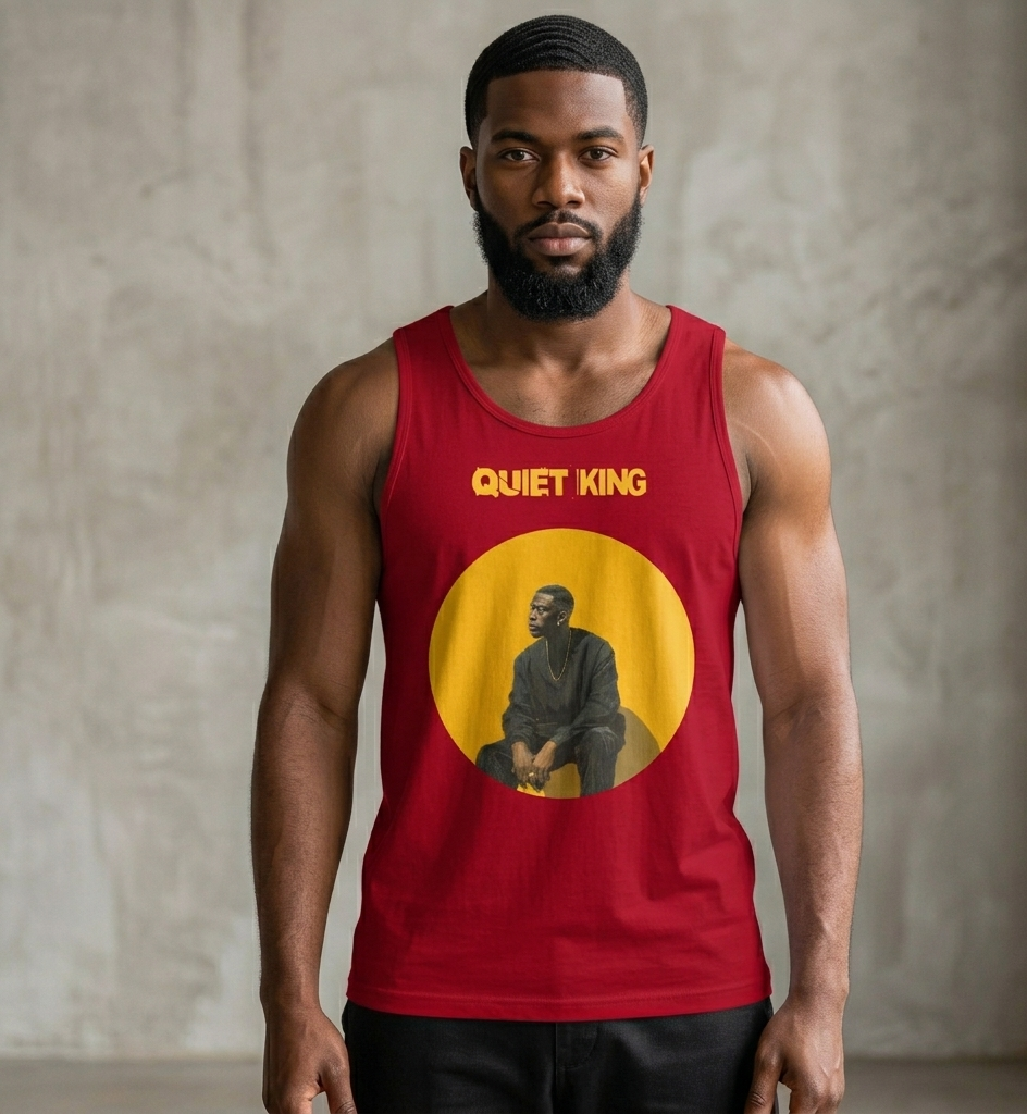 Xantho Philos™ Tank Top in Red for men, bold premium tank top with lightweight streetwear style