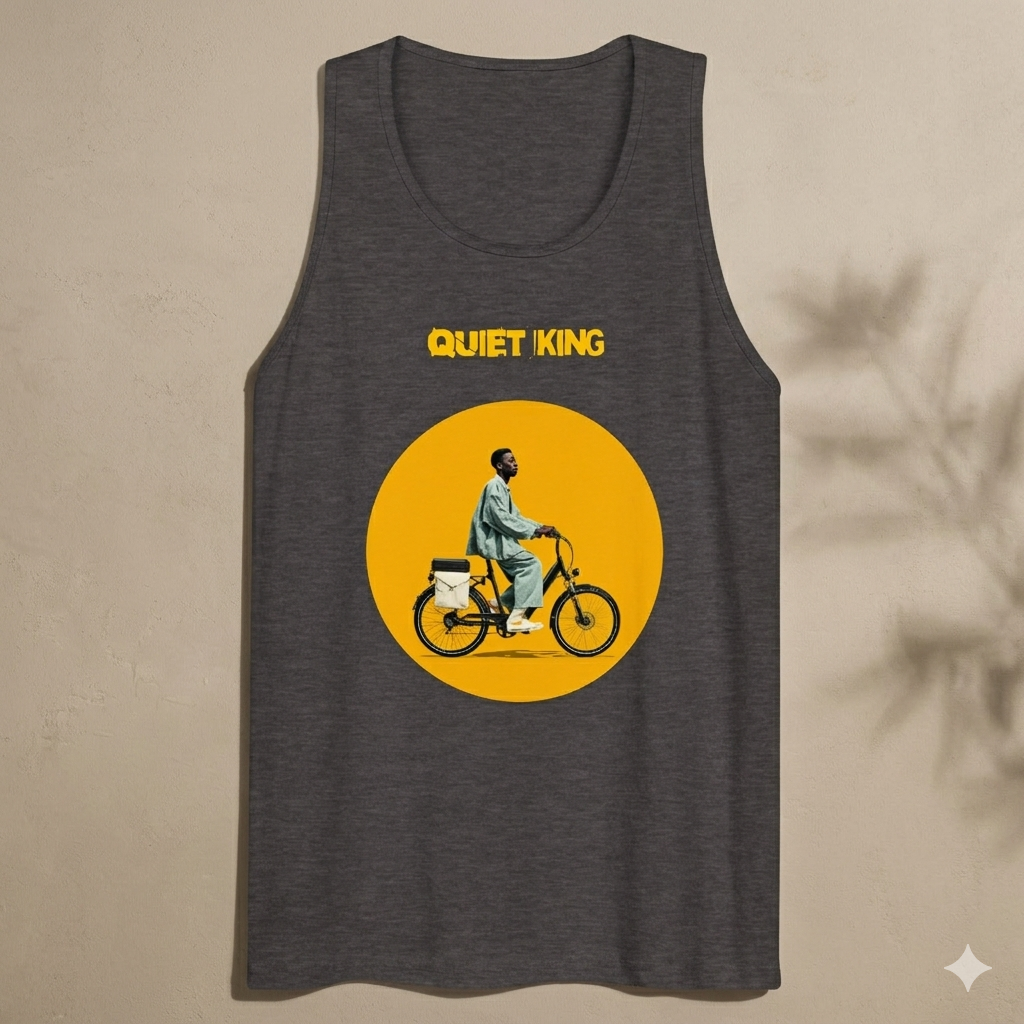 Xantho Philos™ Tank Top in Charcoal Heather for men, soft-blend tank top with a clean everyday fit