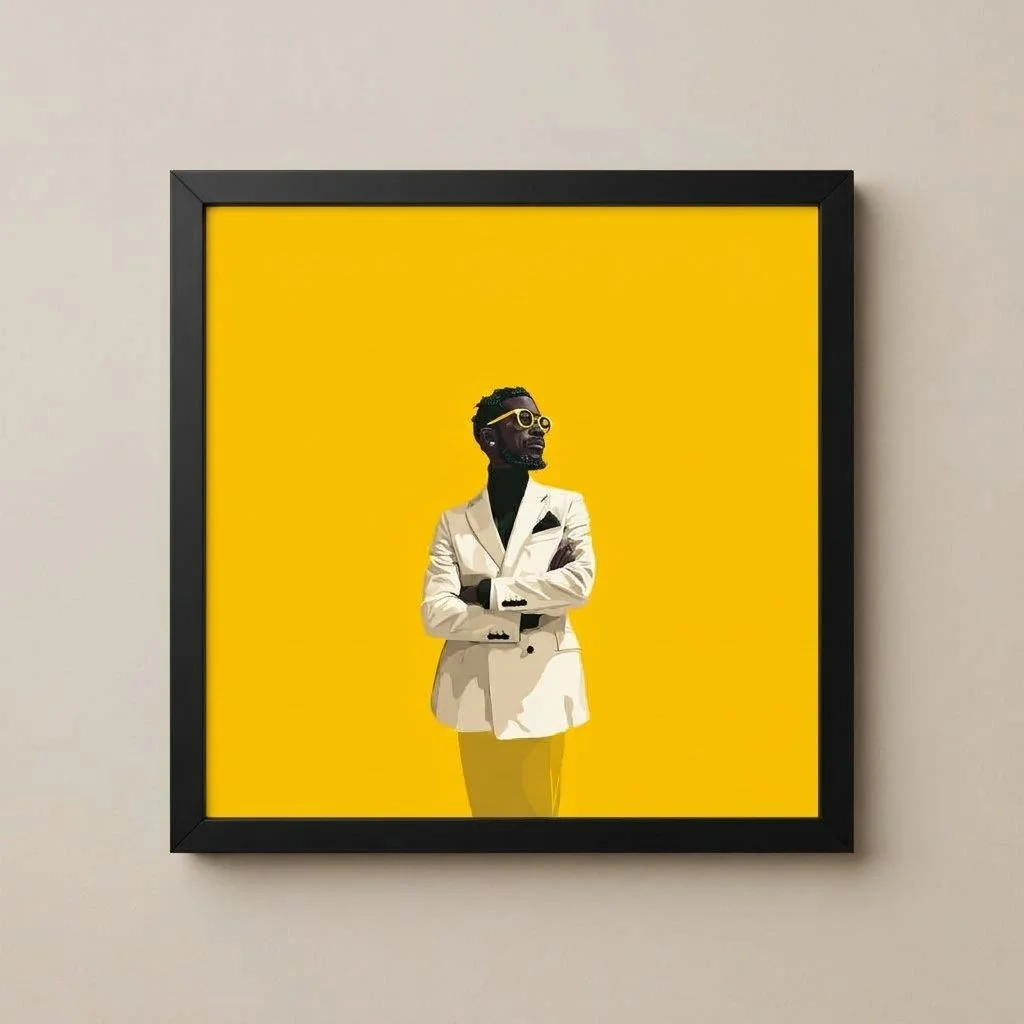 Carry Yourself Accordingly — Premium Luster Framed Wall Art