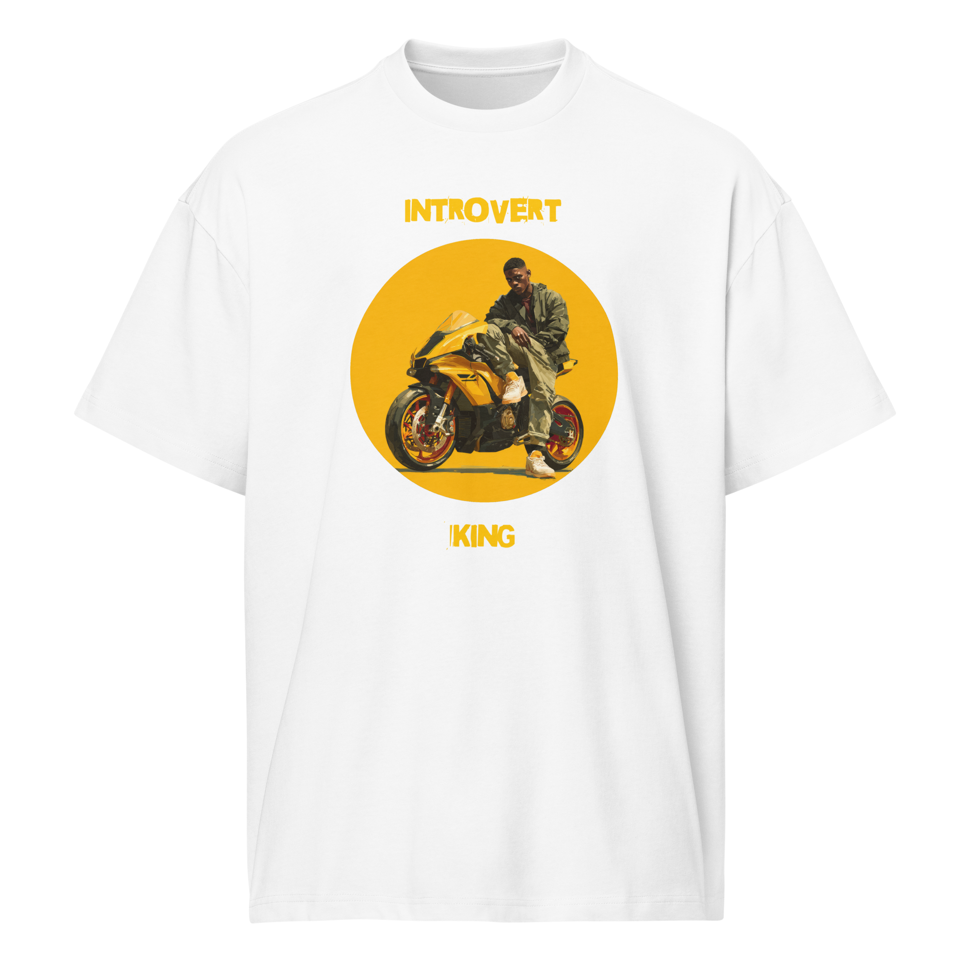 Xantho Philos™ Box Tee in White for men, crisp structured box tee with a clean premium finish