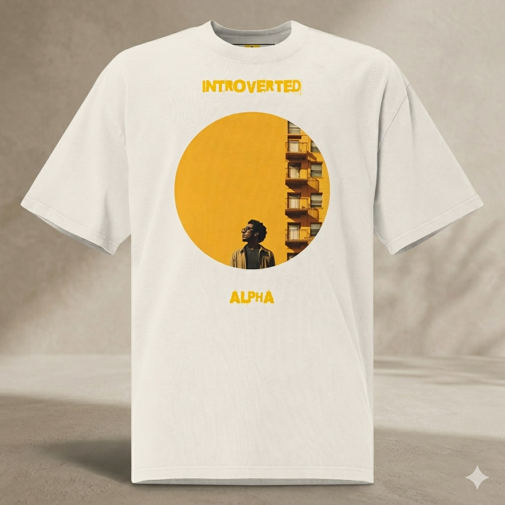 Xantho Philos™ Oversized Faded T-Shirt in Faded Bone for men, soft neutral oversized T-shirt with a minimalist streetwear feel