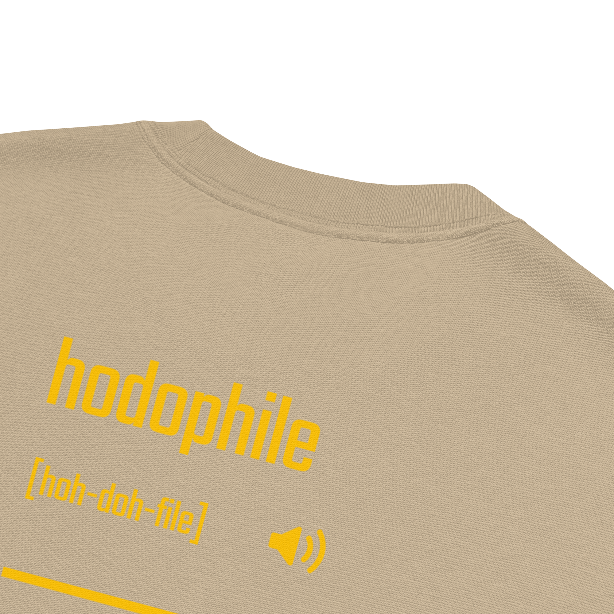 Xantho Philos™ Oversized Faded T-Shirt in Faded Khaki for men, neutral oversized T-shirt with casual streetwear style