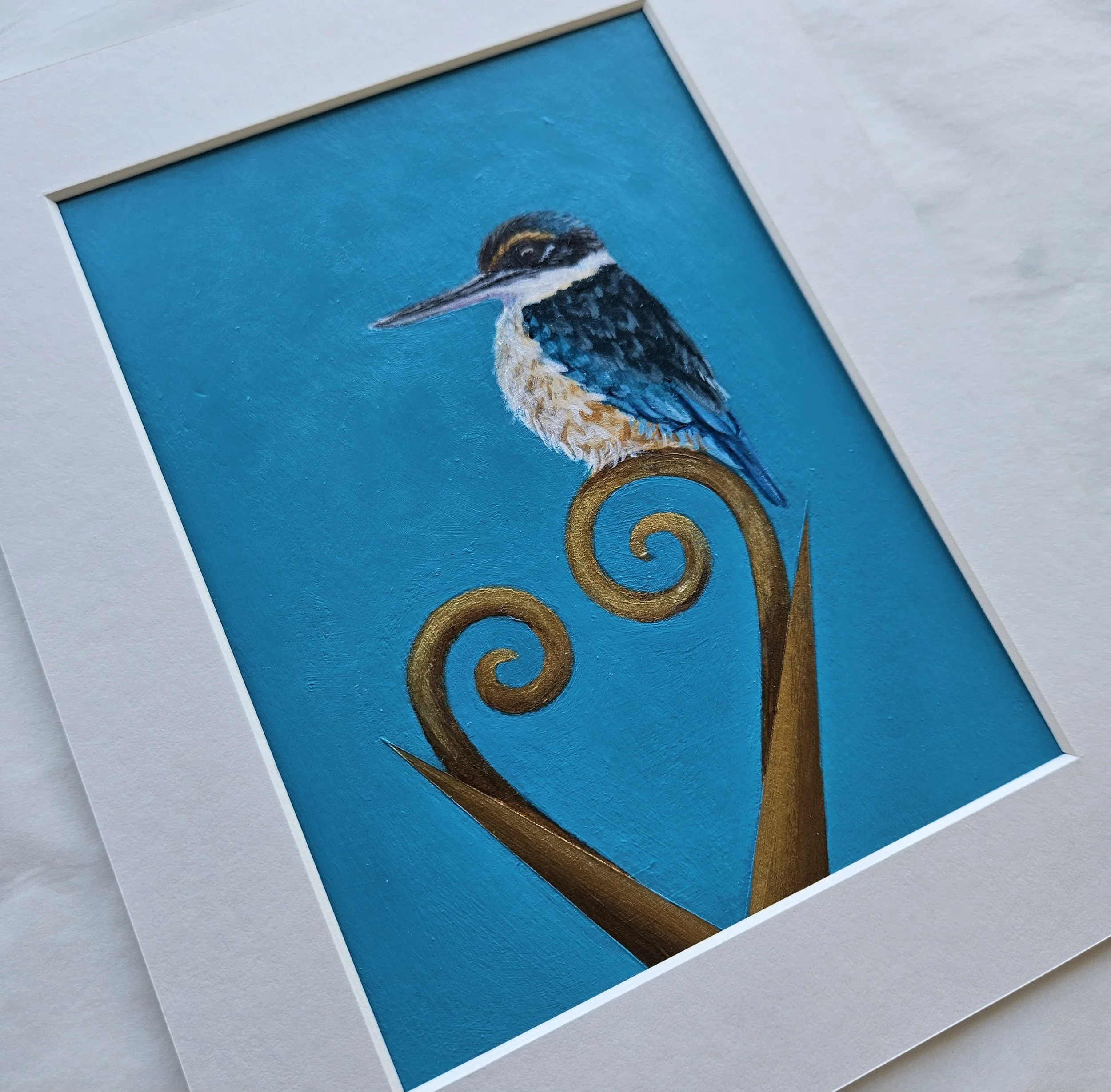 'Aroha' Kotare' - Original Painting (Mini)