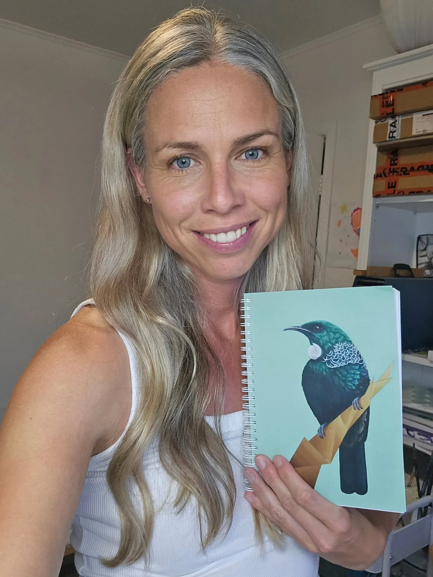 My very last tui notebook went out the door today! 

Which is perfect timing - because I have a brand new batch of notebooks arriving tomorrow in time for Christmas 🥰

What's more exciting is that I'm also picking up some matching bookmarks as a new