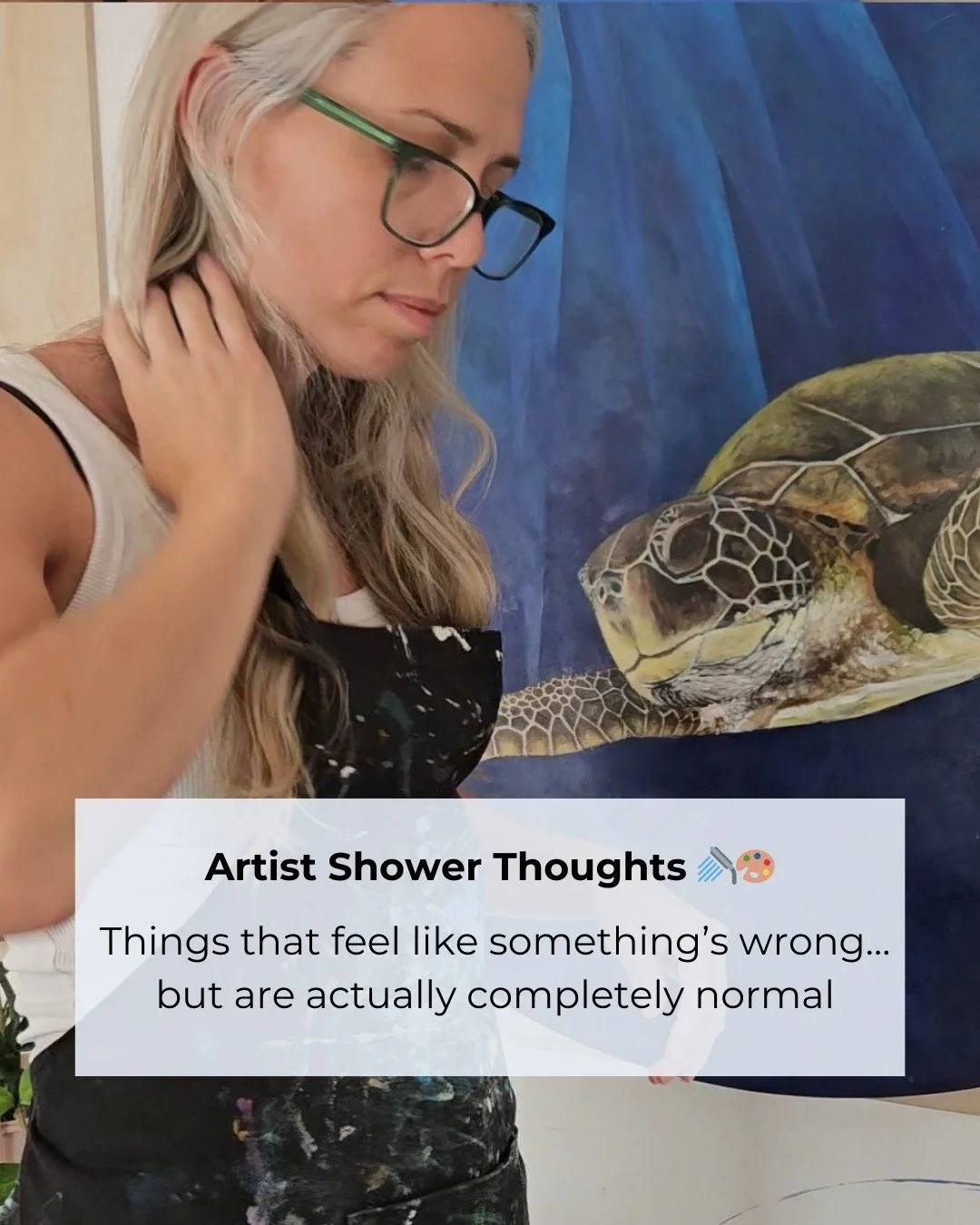 If you needed permission to exhale today, this is it.

Save this for the days you start questioning everything 💜

And remember &mdash; you don&rsquo;t have to walk this path alone.

Inside my free Facebook group (700+ artists), we&rsquo;re learning 