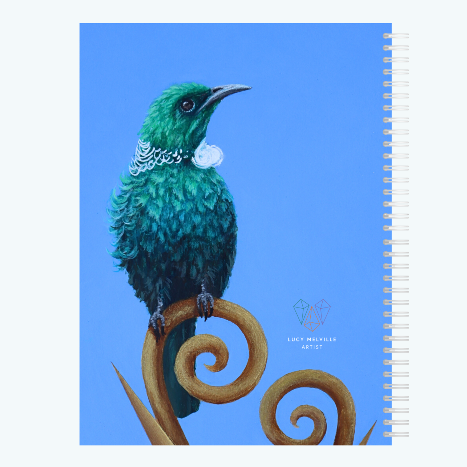 Aroha Tui A5 Notebook Back Cover by Lucy Melville Artist.png
