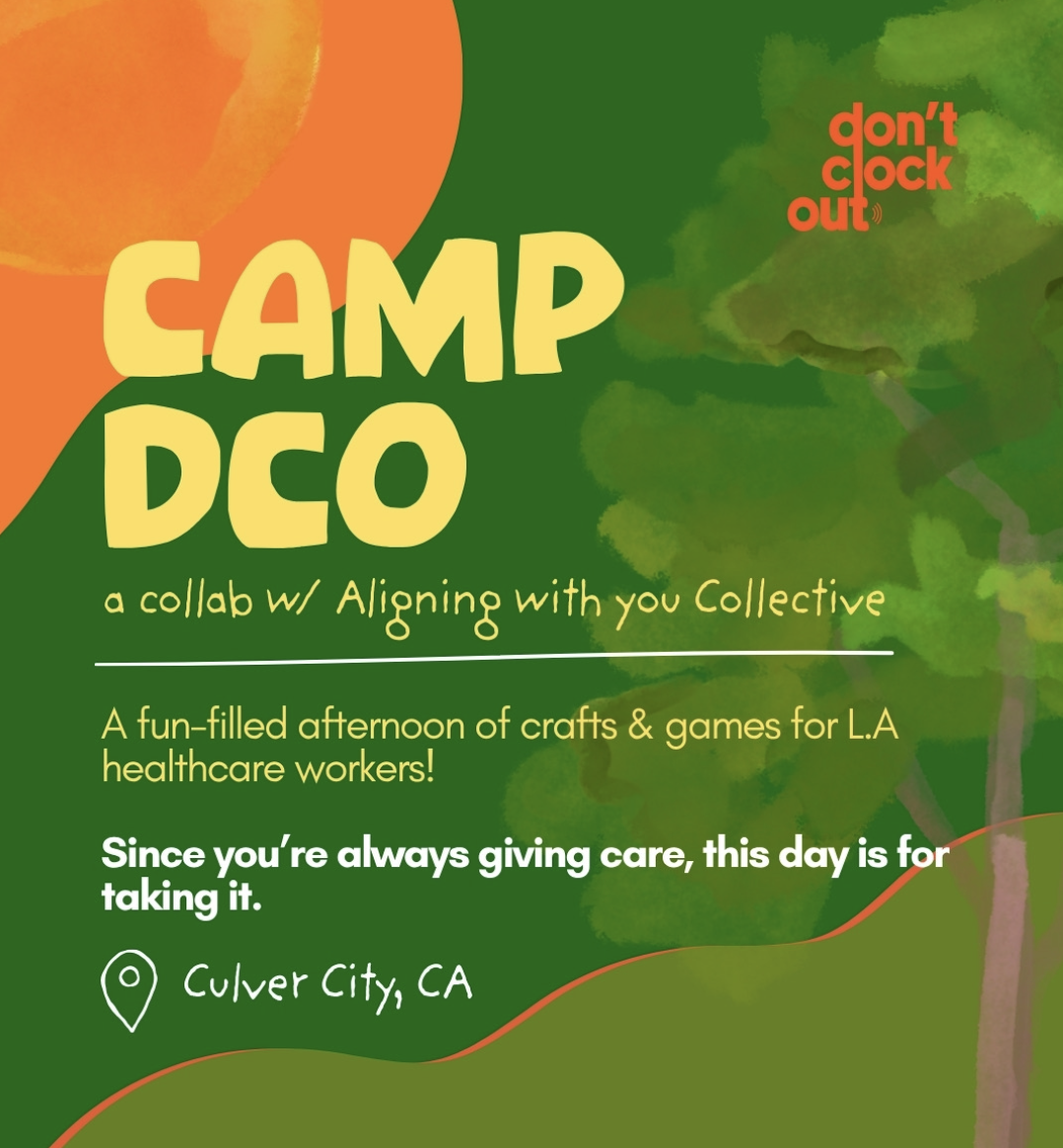 Camp Don’t Clock Out: fundraiser