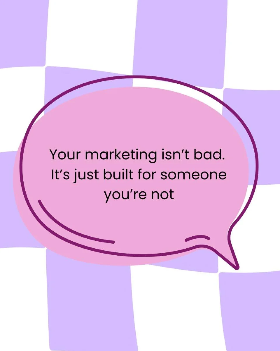 Your strategy isn&rsquo;t working - not because you&rsquo;re lazy, unqualified, or &ldquo;bad at marketing.&rdquo;
It&rsquo;s not working because it was never actually built for you.

It&rsquo;s a patchwork of podcast tips, recycled freebies, and vib