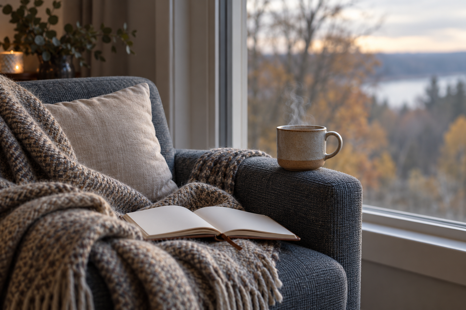 Cozy Autumn Rituals (Part 2): Making space for yourself with a card