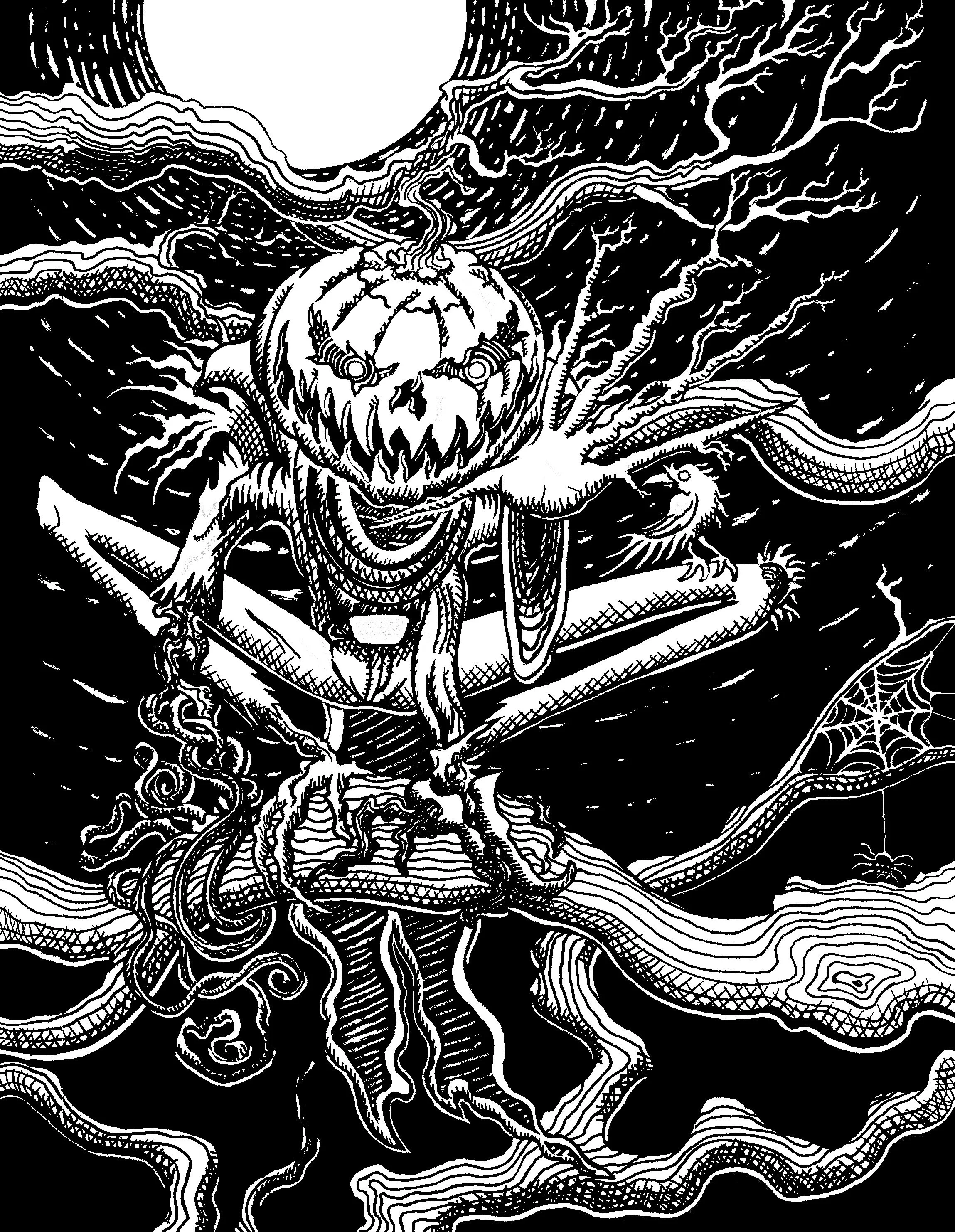 halloween pumkin head tee design png.jpeg