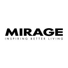 Mirage Logo mit dem Slogan 'Inspiring Better Living'