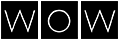 Das Bild zeigt die Worte 'WOW' in weißen Buchstaben auf schwarzem Hintergrund, jeweils in separaten Quadraten.