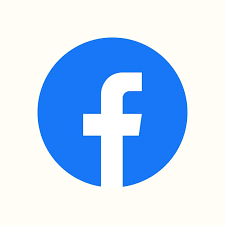 Facebook Logo, blauer Kreis mit weißem Buchstaben F