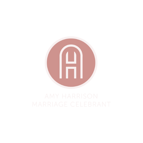 Amy harrison wedding celebrant logo
