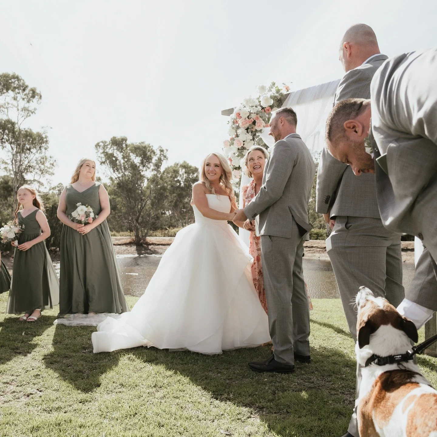 Chelsea &amp; Marc - the first word that comes to mind is FUN! 

Their Wedding Day was not the start of their story, but a loud, sparkly, champagne‑clinking celebration of the life they&rsquo;ve already built together&hellip; here's cheers to a long 