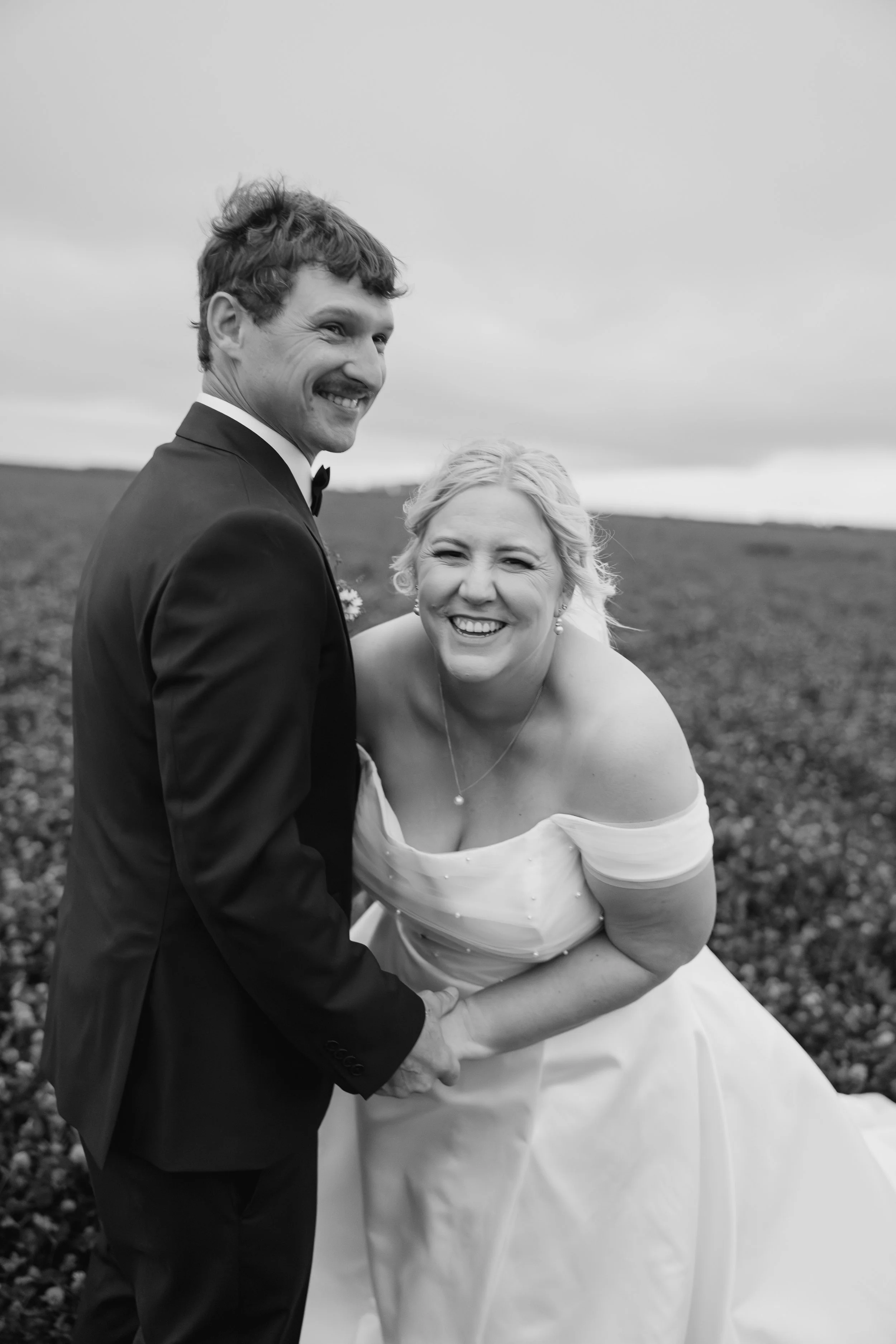 bride laughing
