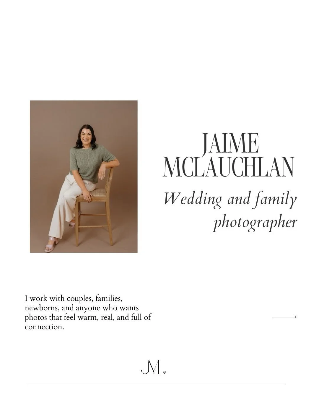 If you&rsquo;re new here, hey! I&rsquo;m Jaime. Welcome! 

The girl behind the camera, behind the caffeine addiction, and behind the, &ldquo;just one more shot, I swear&rdquo; moment. ❤️