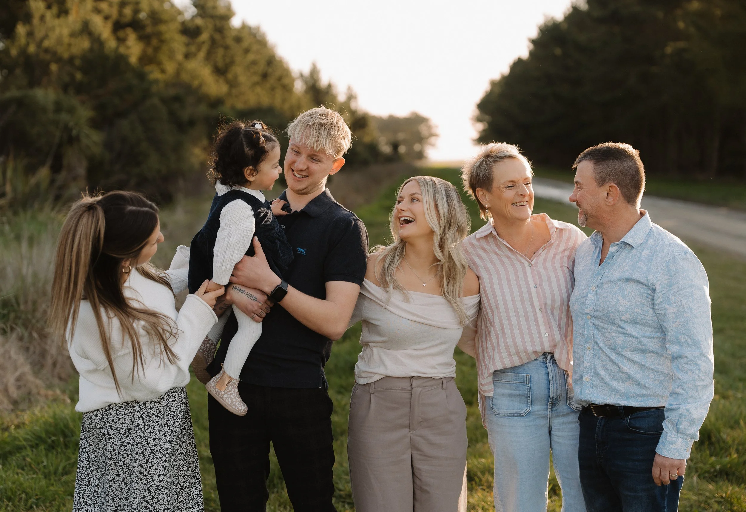 family laughing