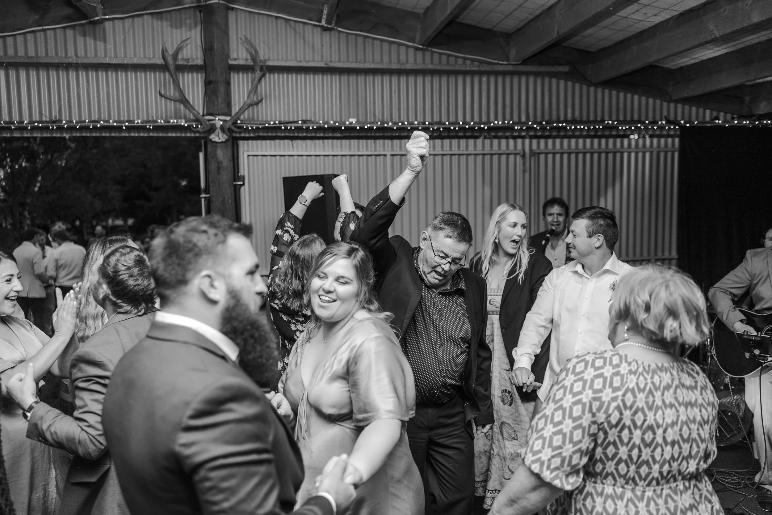 dancing at a wedding reception