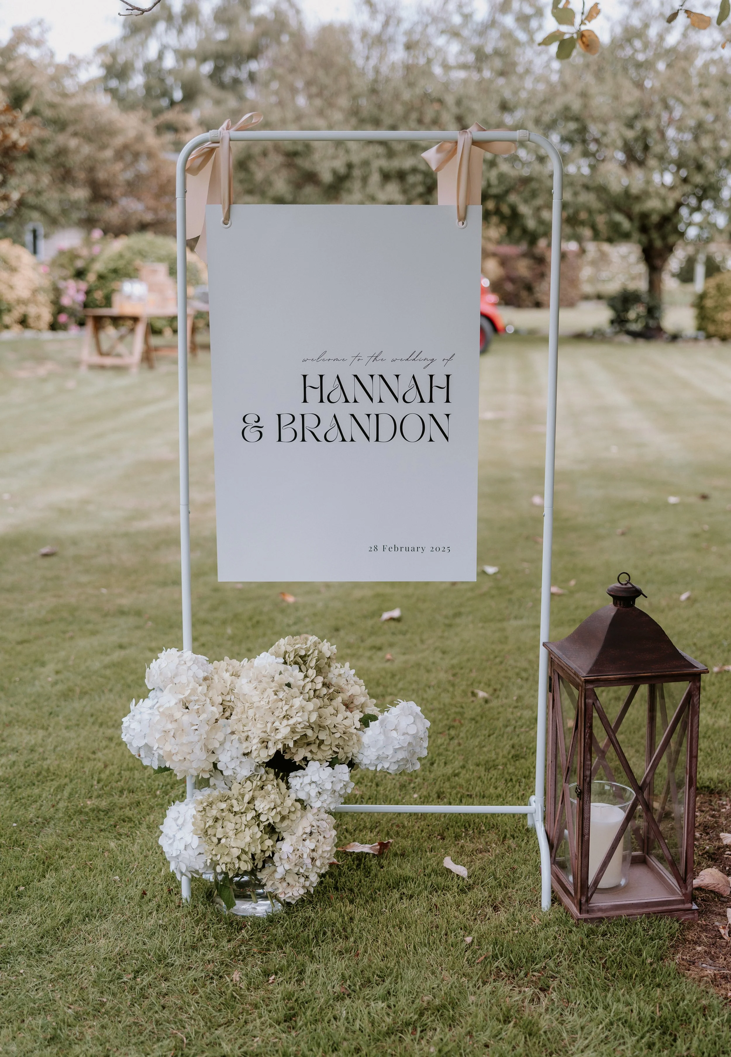 wedding ceremony signage