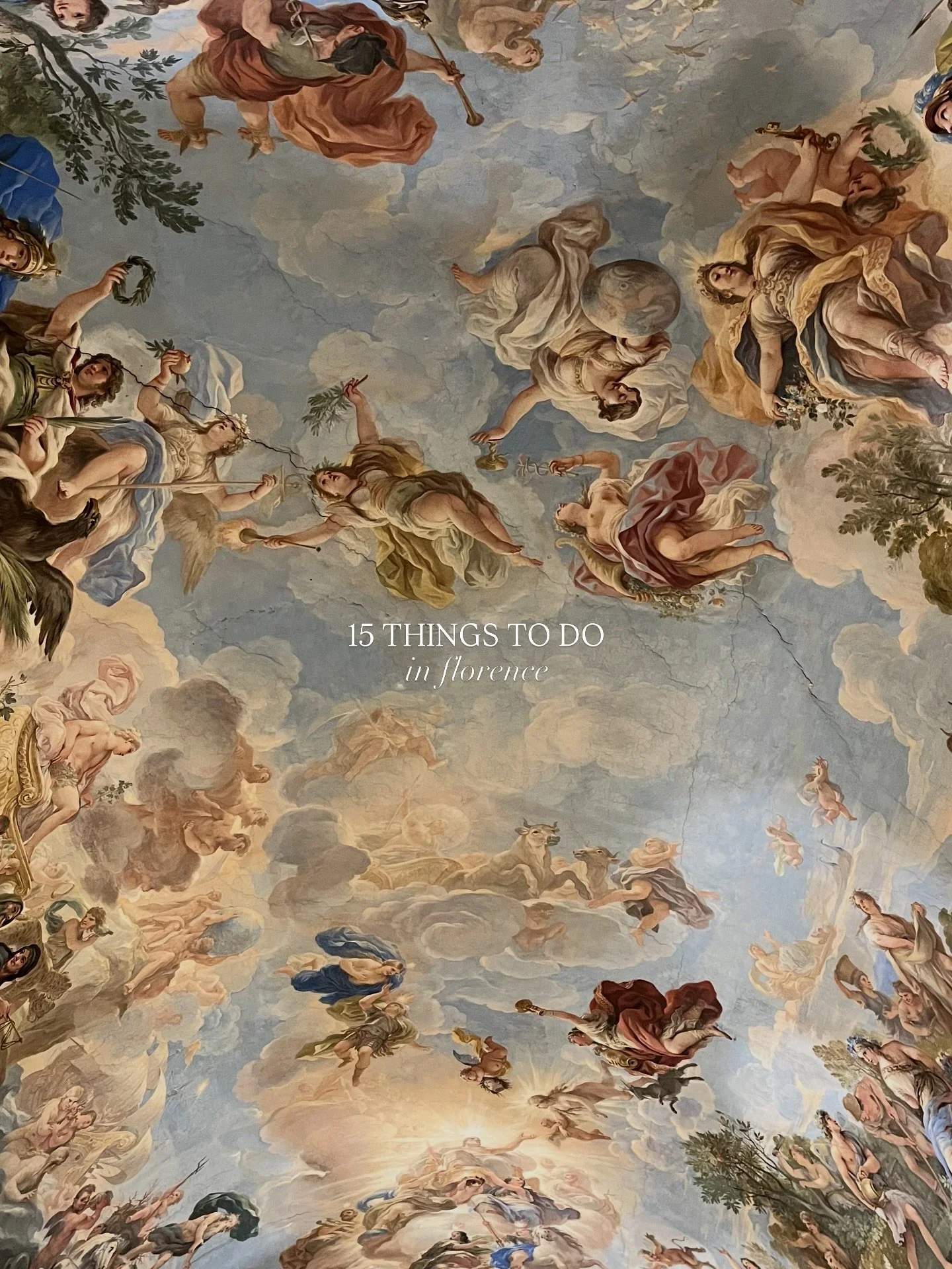 📌 15 things to do in Florence ✨

1. Medici Riccardi Palace. Built for the Medici family and home of Gallery of Mirrors.
2. Piazza del Duomo
3. Sunset at Piazzale Michelangelo (try get there by 6:30pm to snag a spot on the steps) 
4. @sandwichic_fire